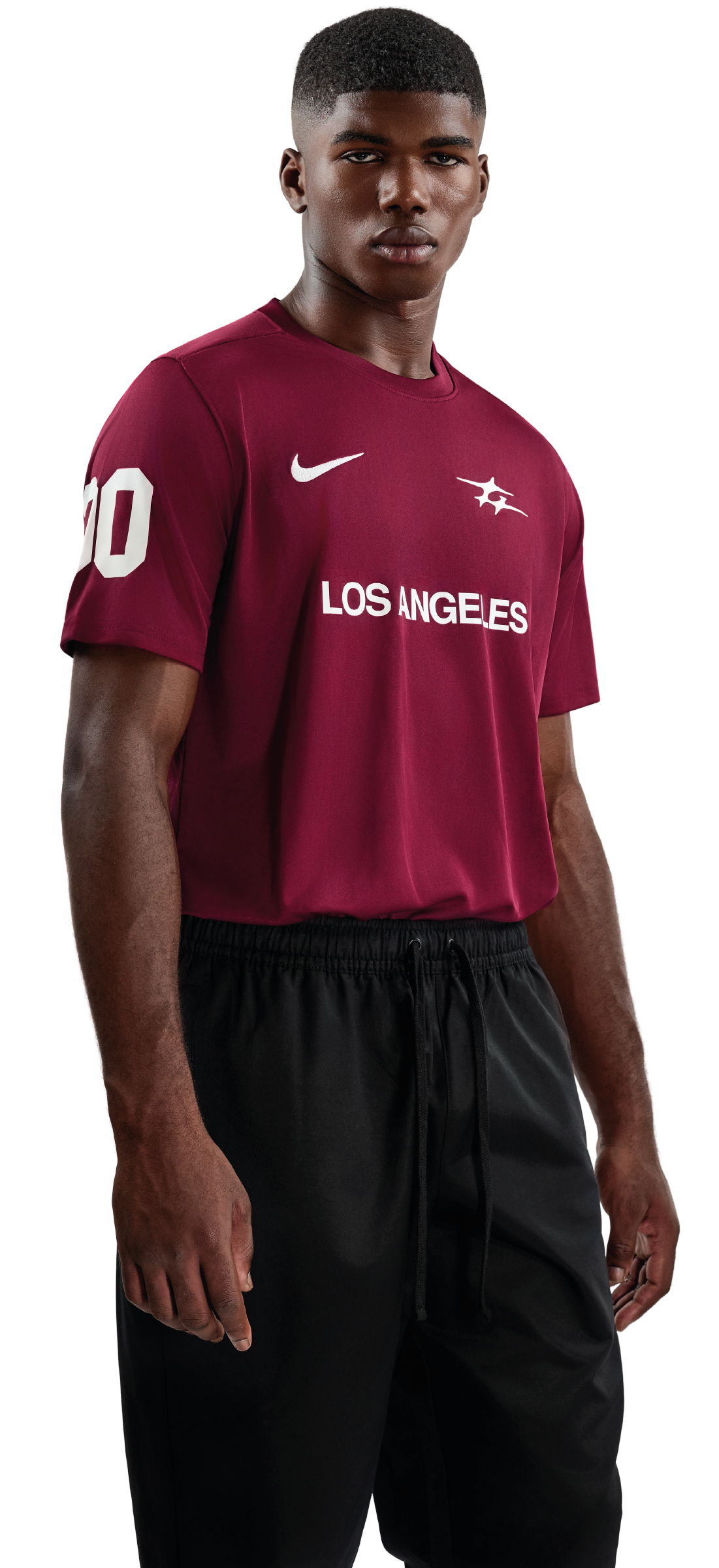 NIKE TEE BURGUNDY