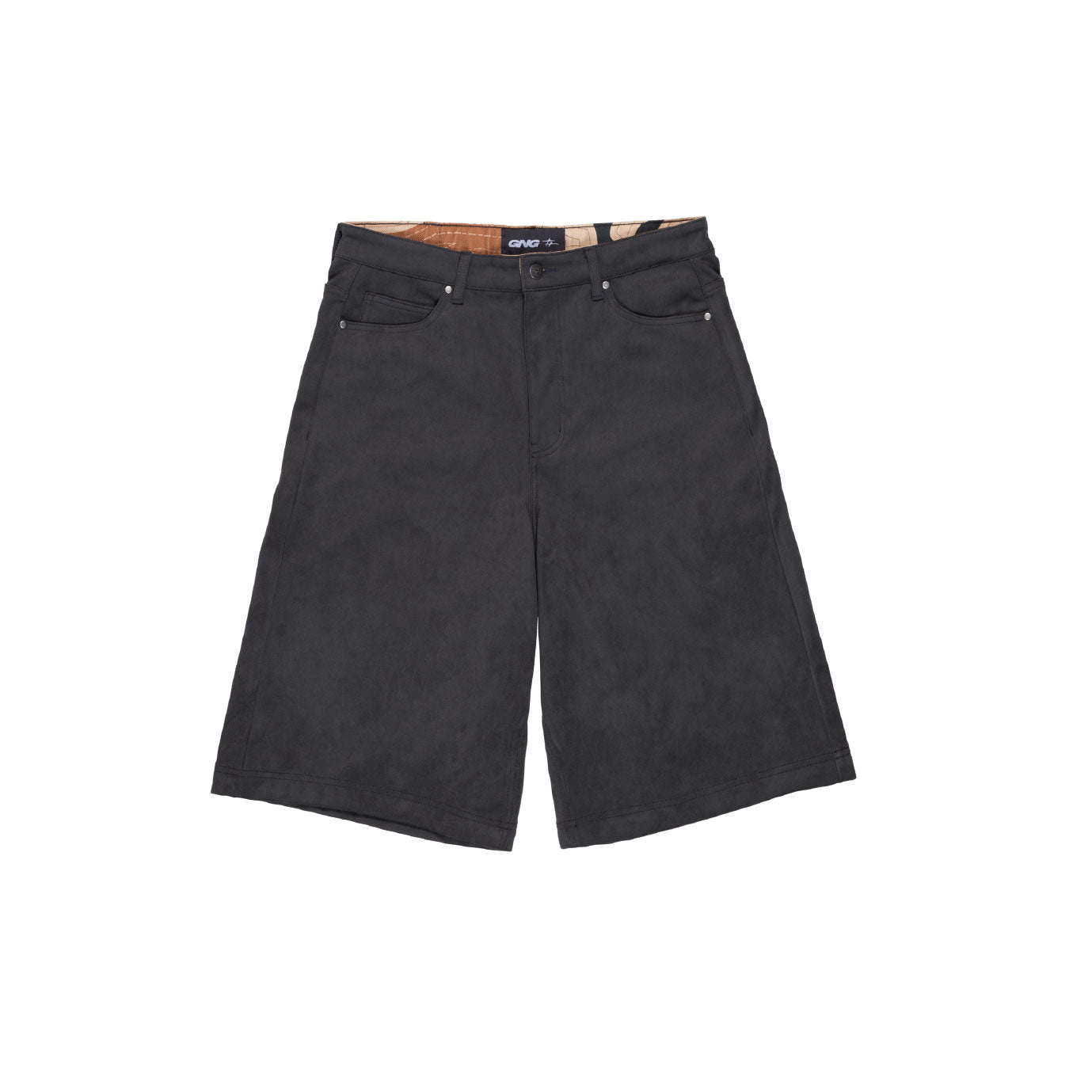 SUEDE SKIN SHORTS CENIZA