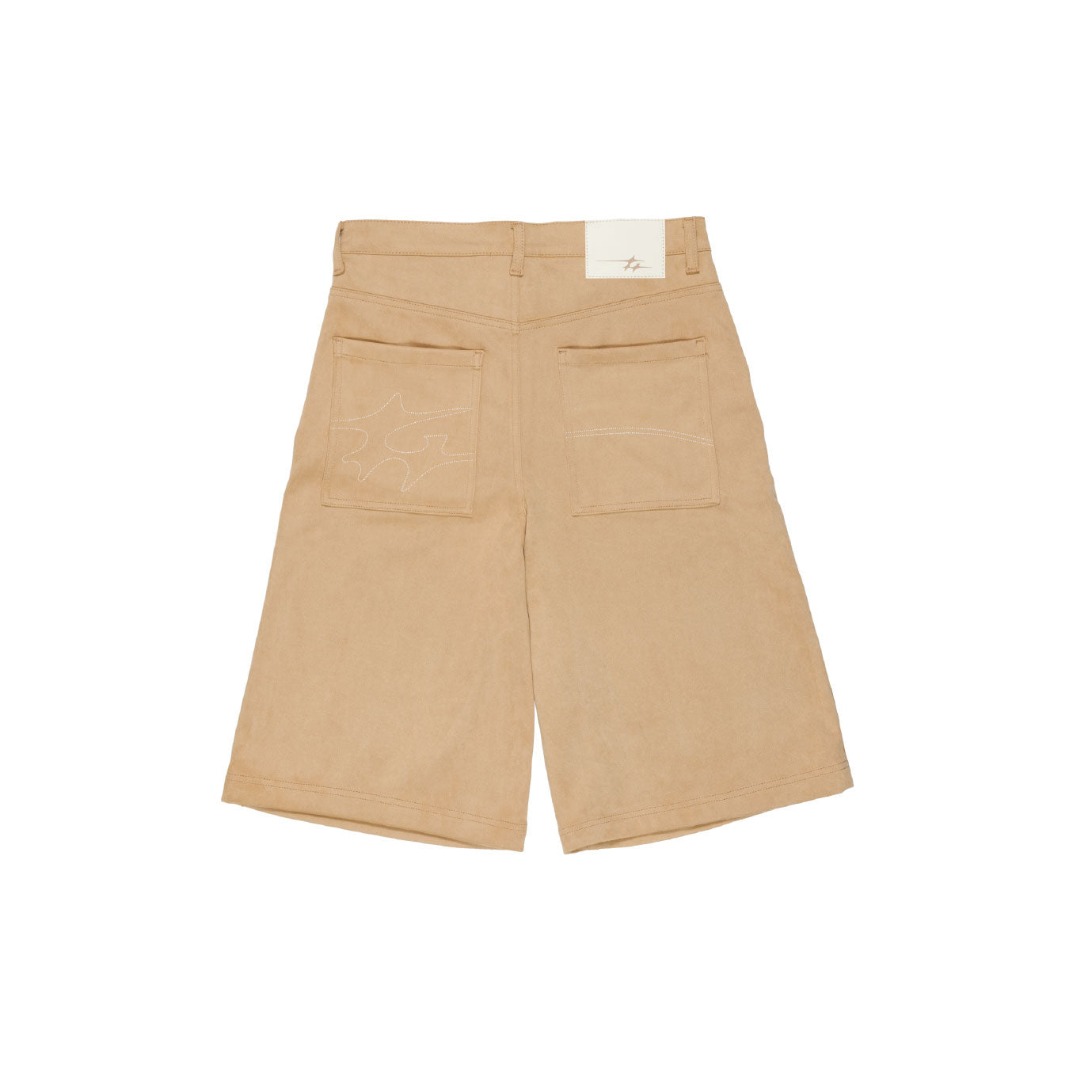 SUEDE SKIN SHORTS BEIGE