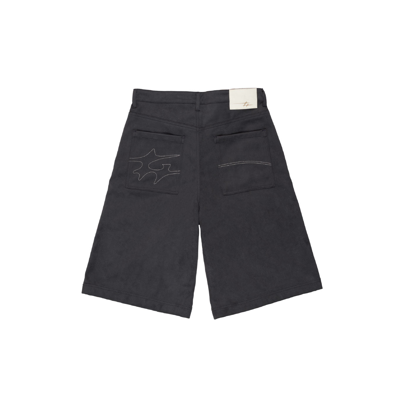SUEDE SKIN SHORTS CENIZA