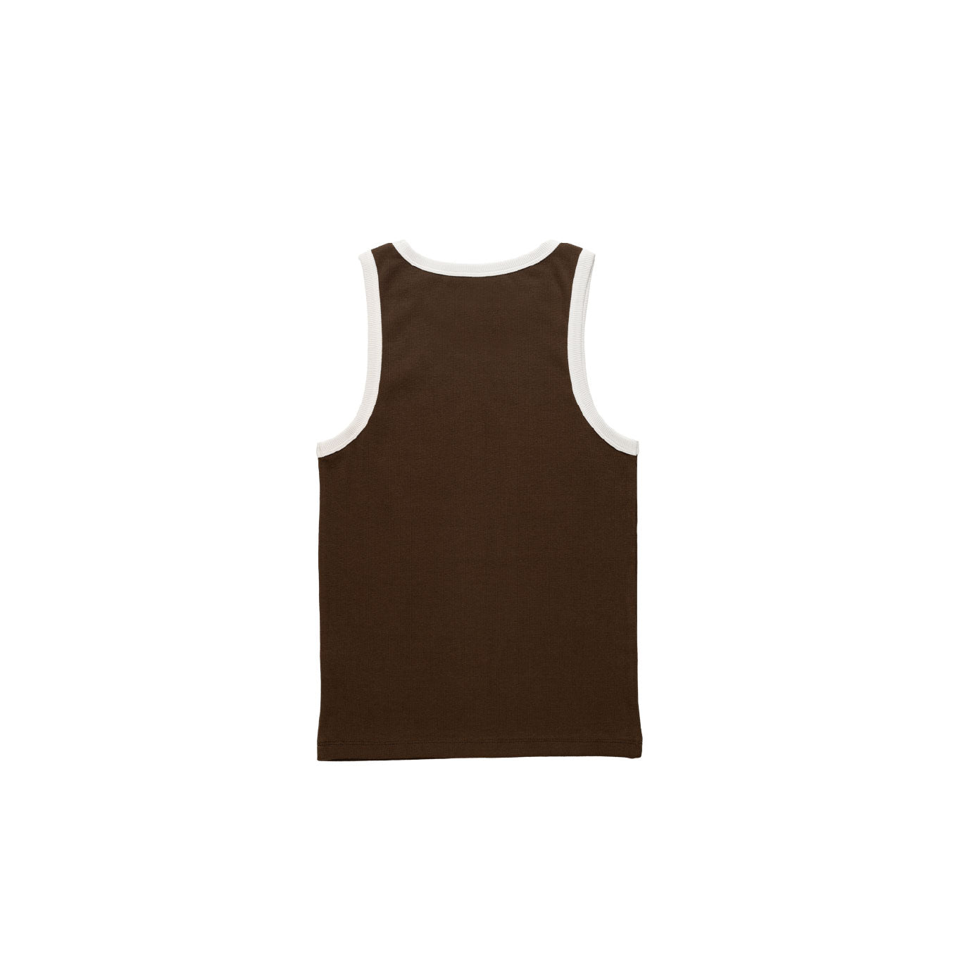 SKIN TANK TOP BROWN